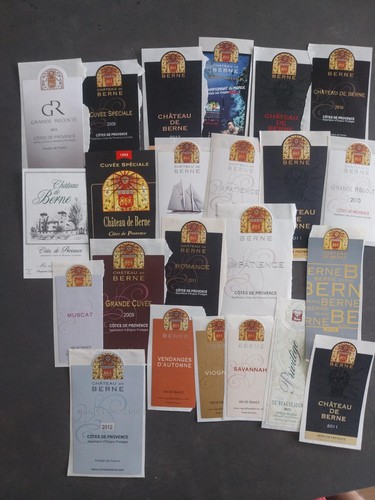 Lot étiquettes de vin - lot,