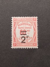 11114 - 1926 - Timbres Taxe n° YT 54 - Recouvrement timbre neuf *
