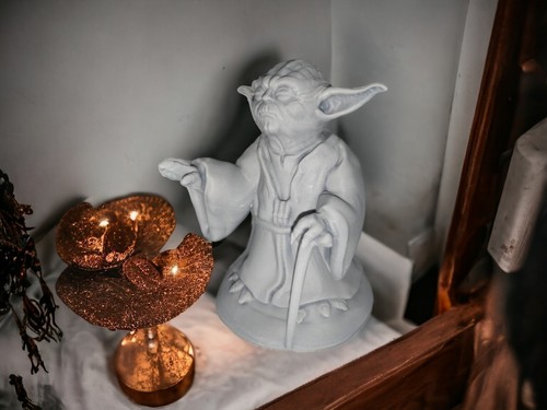 Figurine maître yoda résine - figurine,