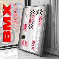 Stickers repro BMX Vintage decals PEUGEOT  CPX 602 CPX-602 CPX602 s