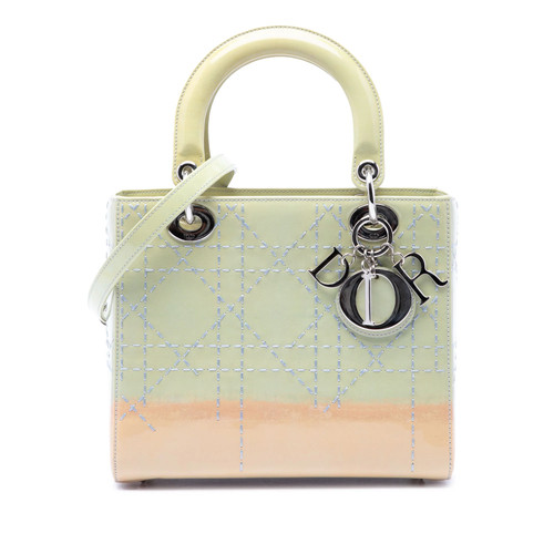Dior medium ombre cuir verni - ombre,