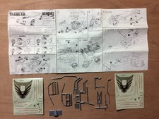 1/25 MPC 6323 : PONTIAC TRANS AM FIREBIRD DECALS ORIGIN ET PIECES SPARE RARE