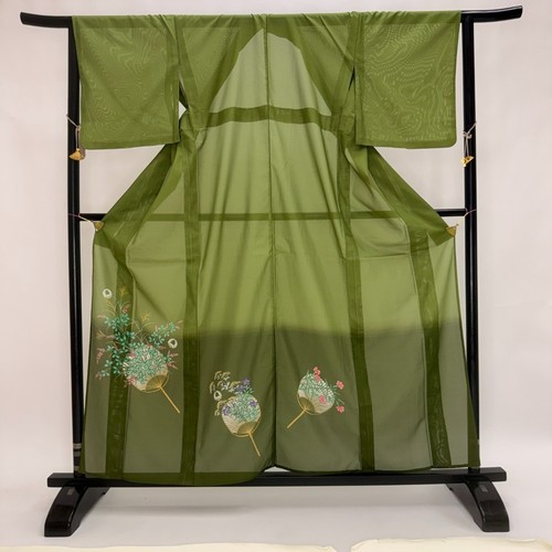 Kimono japonais houmong été - kimono,