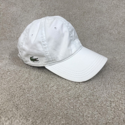Lacoste white strapback hat - lacoste,