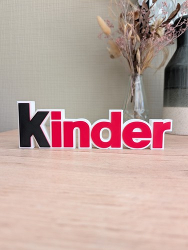 Logo kinder enseigne - logo, plaque
