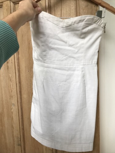 Robe cocktail blanche zara - robe,