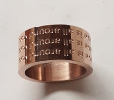 alliance inoxydable couleur or