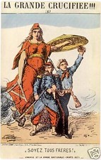 CPA LA GRANDE CRUCIFIEE - SOYEZ TOUS FRERES
