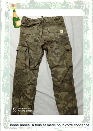 Pantalon camouflage zara - pantalon,