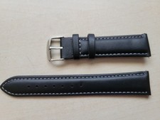 bracelet cuir  black surpiqure