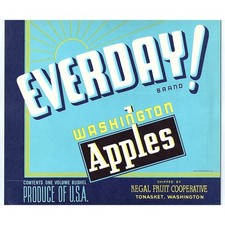 Étiquette De Caisse De Fruits