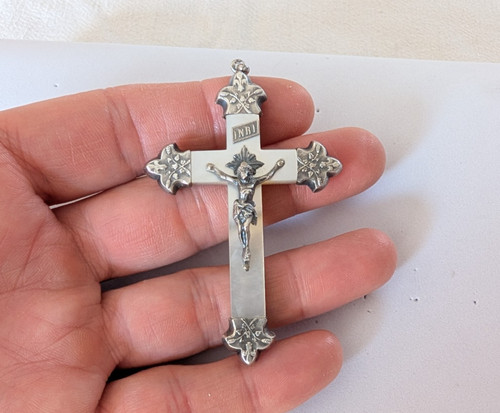 Ancienne croix argent massif - ancienne,