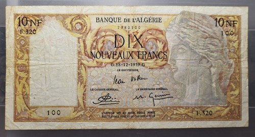 145 billet algérie 10 - #145,