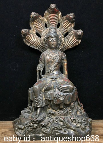 Statue bouddha naga kanya - de,
