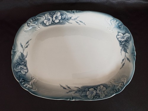 Grand plat faïence st - plat, en