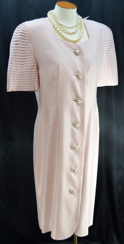 Leslie fay mob blush sheath - leslie,