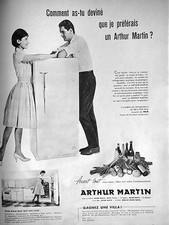 PUBLICITÉ ARTHUR MARTIN RÉFRIGÉRATEUR CUISINIERE COMMENT AS TU DEVINÉ