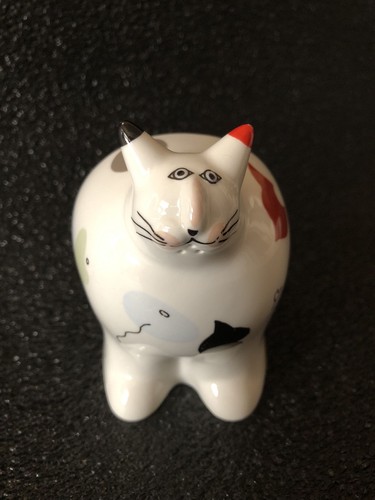 Salière chat katze porcelaine