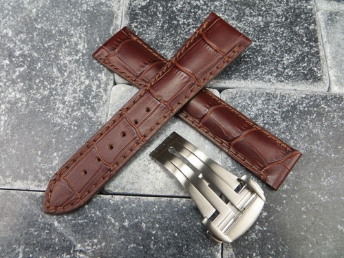 18mm bracelet cuir marron - cuir,
