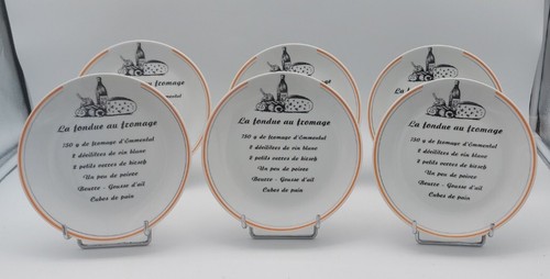 Assiettes porcelaine des - 6,