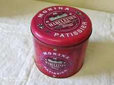 Boite en métal Morina Patissier Madeleines vide