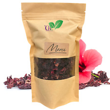 Fleurs d'Hibiscus Séchées 50G - BISSAP  - 100% Naturelles Pour Thé et Infusions 