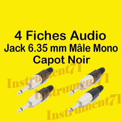 Fiches audio jack 35 - jack, mono