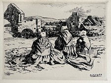 Mathurin Meheut Gravure Eau