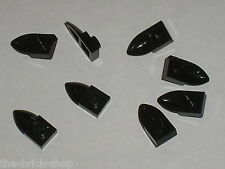 LEGO black Plate 1 x 1 with