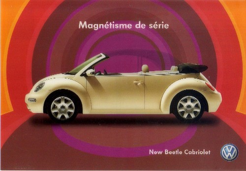 Carte postale new beetle - new,