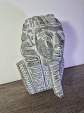Petite Statue Buste Du Pharaon Égyptien Toutankhamon En Pierre ?