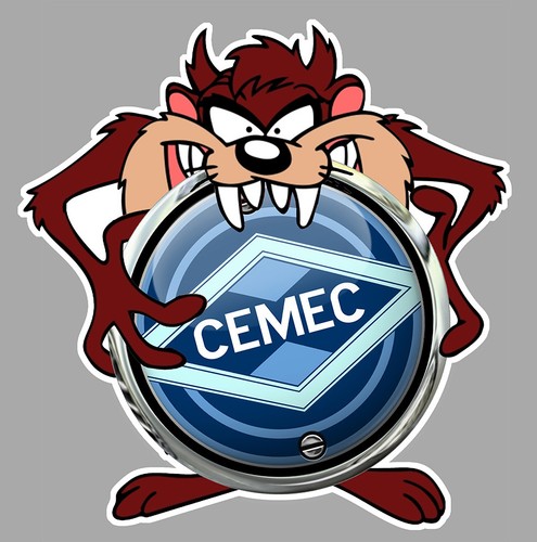 Cemec taz sticker - taz, vinyle