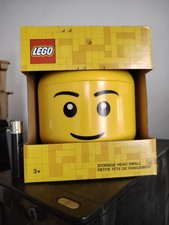 boîte de rangement Lego tête