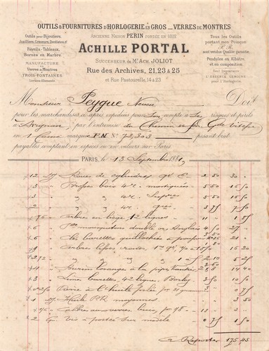 1881 outils fournitures d - 1881, et