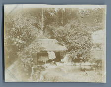 France, Lavoir ancien  Vintage citrate print. Vintage France  Tirage citrate 