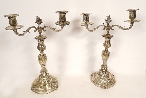 Paire candélabres feux - paire,