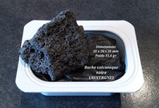 Roche volcanique noire