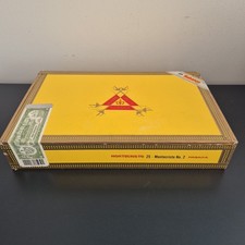 Boite en Bois Vide Cigare Montecristo N°2 Habana Cuba Objet du Fumeur