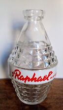 Vintage: ancienne jolie carafe bistrot APÉRITIF ST RAPHAEL logo rouge - Pub  C44