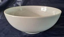 Saladier en céramique Limoges France rond blanc 23 cm de diamètre