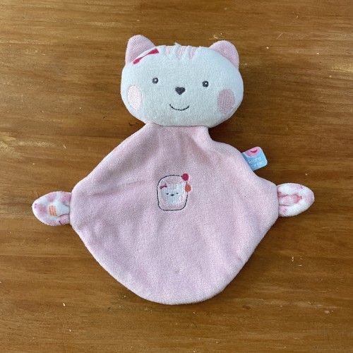 Doudou chat rose sucre orge - chat, d