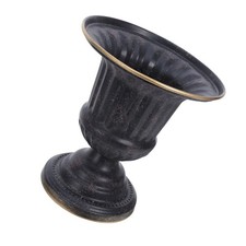 Vase en métal : Pot de fleurs rustique en métal pour fleurs séchées/fraîches