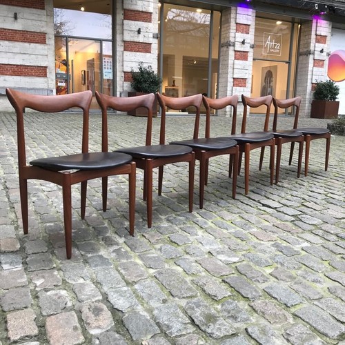 Rare serie chaises - 6,