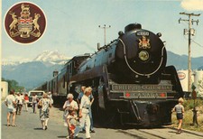 CANADA VANCOUVER British Columbia The Royal Hudson 2860 Steam Train