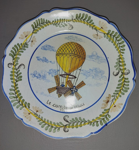 Assiette décorative faïence - décorative,