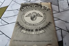 PLM  programme AUTOCARS mars 1931 indicateur mensuel  chemin de fer