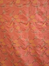 Tissu  soie SAUVAGE BRODÉE