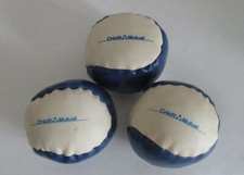 3 balles de jonglage publicitaire Crédit Mutuel