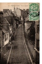 carte postale ancienne Dinan (22 100), Rue du jersual
