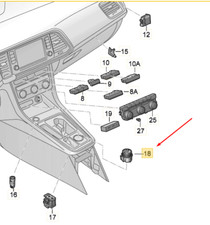 Bouton de commutation du mode de conduite SEAT ATECA KH7 575927531DIRZ